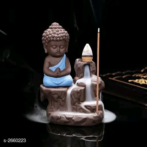 1 Piece Of Craft Back Flow Buddha Smoke Fountain